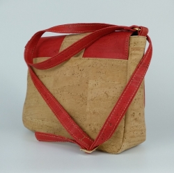 Dámská korková kabelka Ruby Red