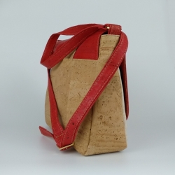 Dámská korková kabelka Ruby Red